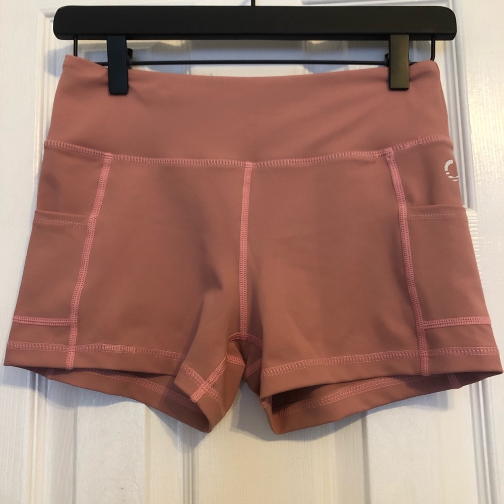 Rose Gold 3” shorts Curves n Combatboots